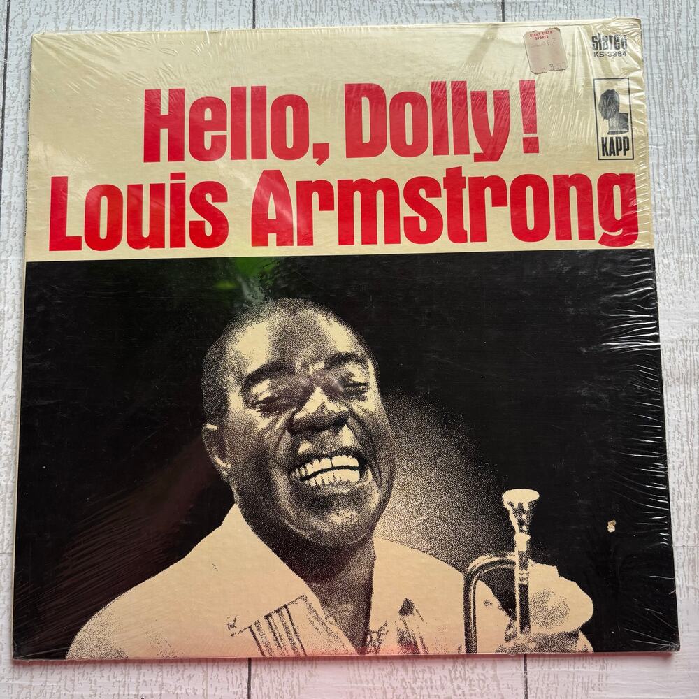 Vintage 1964 Louis Armstrong Hello, Dolly! Vinyl Album